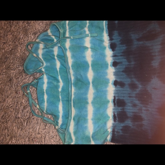 Calvin Klein Choices tie dye beach top - Picture 3 of 3